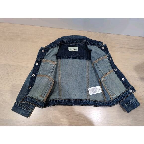 BabyGap Disney Minnie Mouse Kids Blue Jean Jacket Sz 3 - Picture 7 of 9